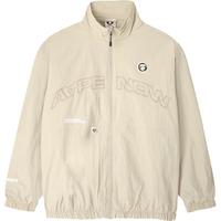 Aape男装春夏猿颜迷彩徽章字母立领拉链薄夹克外套7601XXL