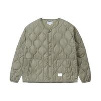 Carhartt WIP外套男装秋冬军风LOGO标签波浪绗缝印花夹棉卡哈特