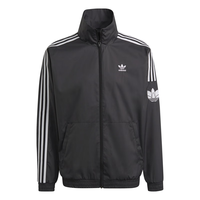 adidas 简约经典 男士立领夹克  黑色 M