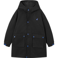 gxg.kidsGXG童装童装儿童羽绒服男女童风衣马甲冬外套加厚防风 黑色 130cm