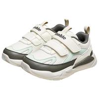 基诺浦（ginoble）婴儿学步鞋 24秋男女儿童运动潮流童鞋 透气宝宝机能鞋春秋GY1627 象牙白/仙果绿/灰橄榄 160mm 脚长15.6-16.5cm