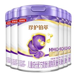 金领冠 1300mg高钙 伊利金领冠珍护铂萃4段750g*6罐3岁以上宝宝儿童奶粉