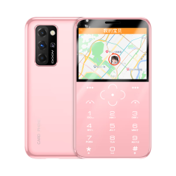 朵唯 V11 4G全网通精准定位 3GB+32GB 樱花粉 手机