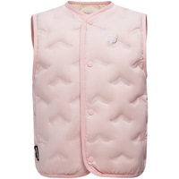 波司登(BOSIDENG)2024秋季男女儿童三宝羽绒服短款百搭色系羽绒马甲T40135000 童年粉1460 130/64