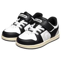 基诺浦（ginoble）24秋季儿童学步鞋 男女童软底婴儿机能鞋 透气百搭宝宝鞋子GY1616 黑色/白色 175mm 脚长17.6-18cm