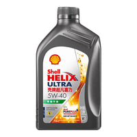 壳牌（Shell）超凡喜力天然气全合成汽机油 发动机润滑油 汽车小保养套餐 超凡喜力 5W-40 SP级 1L