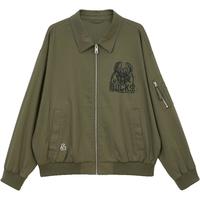杰克·琼斯（JACK&JONES）秋季NBA联名略宽松时尚潮流百搭舒适尖领长袖夹克男224321069 常春藤绿E05 常规 常春藤绿E05 180/100A/L