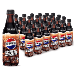 百事 可乐 生可乐  碳酸汽水饮料  百事可乐 无糖生可乐 500ml*24瓶