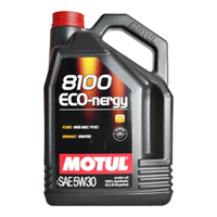 摩特(Motul) 8100和300V系列  欧洲 汽车全合成机油  1瓶装 ECO 5W30 5L SP级