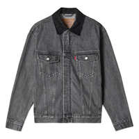 Levi's李维斯24秋季男士宽松休闲帅气复古牛仔夹克外套 灰色 002I4-0000 M