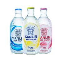 三麟苏打水335ml*12瓶无糖碱性气泡水饮用原味0糖0卡0脂整箱饮料