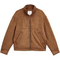 杰克·琼斯（JACK&JONES）秋季宽松立领时尚潮流百搭舒适休闲长袖夹克外套男224321013 橡胶棕F09 常规 橡胶棕F09 175/96A/M