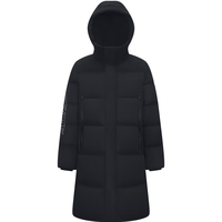 波司登(BOSIDENG)秋冬羽绒服男女童5A抗菌90绒短款阿勒泰系列保暖外套T40145990DS 黑色8056 160/80