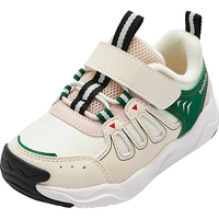 巴拉巴拉宝宝学步鞋婴儿鞋子男宝女宝鞋子2024秋冬稳步鞋防滑 白绿色调00314 25码