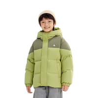 巴拉巴拉 208425107216 白鸭绒加厚 灰黄色调 120cm 儿童羽绒服