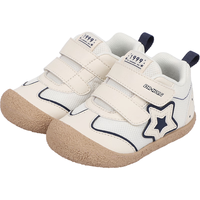 江博士学步鞋步前鞋秋季男女童可爱透气轻便宝宝鞋B13243W004米/蓝22