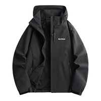 BOLUNE/新百伦冲锋衣男女款夹克外套春秋纯色户外防风登山服