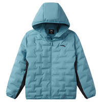 ANTA 安踏 轻暖系列 男童短款羽绒服 A52447905-5 铁塔棕 160码