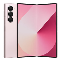 三星(SAMSUNG)Galaxy Z Fold6 大屏AI手机 超轻薄折叠屏手机 第三代骁龙8 游戏手机 12GB+1TB 浅玫粉 二合一服务套装版