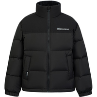 波司登24秋冬羽绒服男女儿童5A抗菌三防90绒宽松百搭保暖外套T40142510 黑色8056 160/80