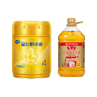 飞鹤 FIRMUS星飞帆卓睿4段HMOs儿童成长奶粉750g+鲁花高油酸花生油3.09L 卓睿4段750g+鲁花高油酸花生油