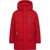 波司登（BOSIDENG）冬季羽绒服男女儿童5A抗菌三防90绒中长款保暖连帽外套T40142531 黑色8056 165/84A