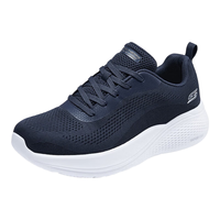斯凯奇(Skechers)春季软底网面缓震回弹舒适轻质休闲运动鞋子男款118250 海军蓝色/NVY 41