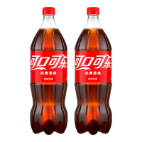 可口可乐 可乐汽水碳酸饮料300ml瓶装 新老包装随机发 可乐1L*2瓶