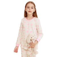 马骑顿 MQD儿童秋衣秋裤套装纯棉男童内衣女童保暖内衣全棉睡衣棉毛衫线衣 粉色奶牛 165cm 165/80