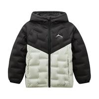 雪中飞 SNOWFLYINGkids儿童羽绒服2024冬季男童轻薄女童中大童拼接羽绒服
