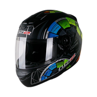 LS2 FF352 摩托车头盔 哑黑-灰米恩 XL