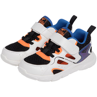 江博士 舒适透气 儿童运动鞋  23码 适合脚长约13.4-14.1cm 白/黑