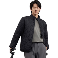 京东京造 外套男夹克秋冬棉服男潮流棉衣立领休闲男士棉袄衣服男装 黑色 L