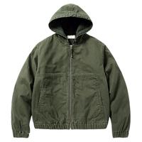 UTIMUS连帽棉服夹克J130帆布外套vintage美式复古水洗做旧款