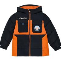 ANTA男童羽绒服秋冬装宝宝中长羽绒服加厚保暖儿童外套连帽安踏童装