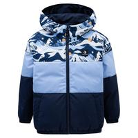匡威儿童装男童双面穿连帽羽绒服冬季中大童三防保暖外套上衣