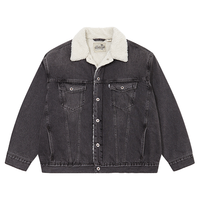 Levi's李维斯银标系男牛仔夹克保暖仿羊羔绒外套