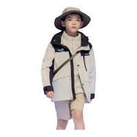 秀场同款波司登儿童羽绒服男三合一防泼水户外工装冲锋衣外套女童