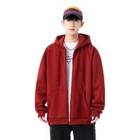 加绒加厚外套男女装春秋季运动连帽开衫卫衣冬季保暖上衣服