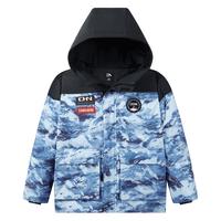 ANTA【热返科技】儿童中长款羽绒服保暖连帽中大童男童羽绒服安踏童装