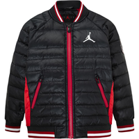NIKE JORDAN 耐克AJ童装男童短款羽绒服23冬季儿童保暖上衣外套 正黑色 160/80(XL)