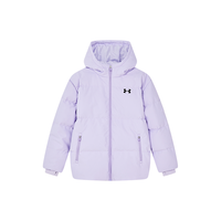 安德玛 UNDER ARMOUR【保暖&舒适】130-170男女中大童休闲运动鸭绒连帽羽绒服