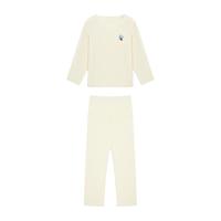 babycare山茶花宝宝家居服空调服秋衣秋裤婴儿睡衣儿童内衣套装