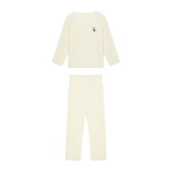 babycare 山茶花宝宝家居服空调服秋衣秋裤婴儿睡衣儿童内衣套装