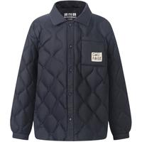 【105-165】波司登儿童衬衫羽绒服秋季拉链3D剪裁防跑绒时尚短款