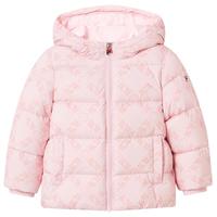 女婴幼童(80-100)女童冬季保暖拉链连帽羽绒服儿童棉羽