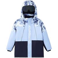 【热返科技】儿童中长款羽绒服男童女童加厚外套亲子装眼镜滑雪服