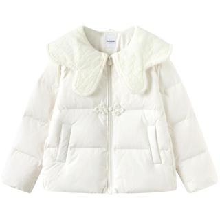 【商场同款】巴拉巴拉童装儿童羽绒服女童2024冬装新中式翻领国风
