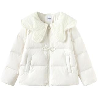 【商场同款】巴拉巴拉童装儿童羽绒服女童2024冬装新中式翻领国风