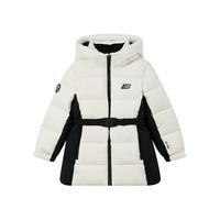 New Balance nb童装 女童冬季防风保暖抗菌收腰滑雪羽绒服